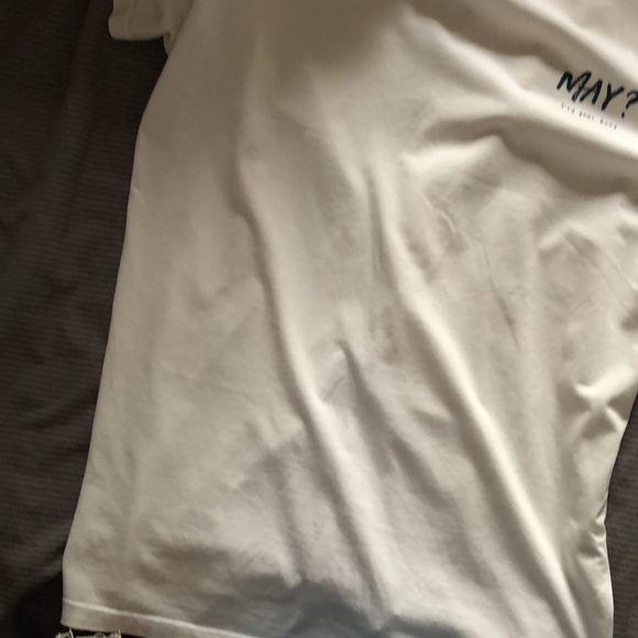 Men's short-sleeved white T-shirt printed simple round-neck short-sleeved casual - Picture 4 of 16